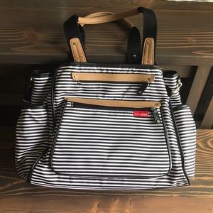 Skip-hop striped diaper bag